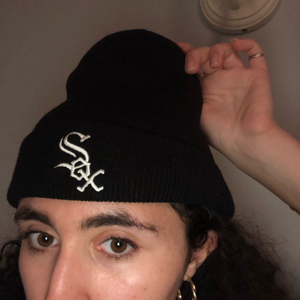 Chicago White Sox Black Unisex Beanie